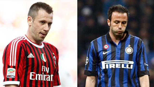 Antonio Cassano and Giampaolo Pazzini