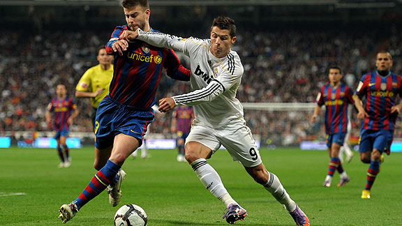 Barcelona and Real Madrid which ended in Barcelona taking the victory 3-2