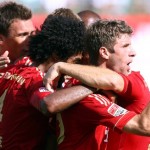 Bayern celebrate their victory