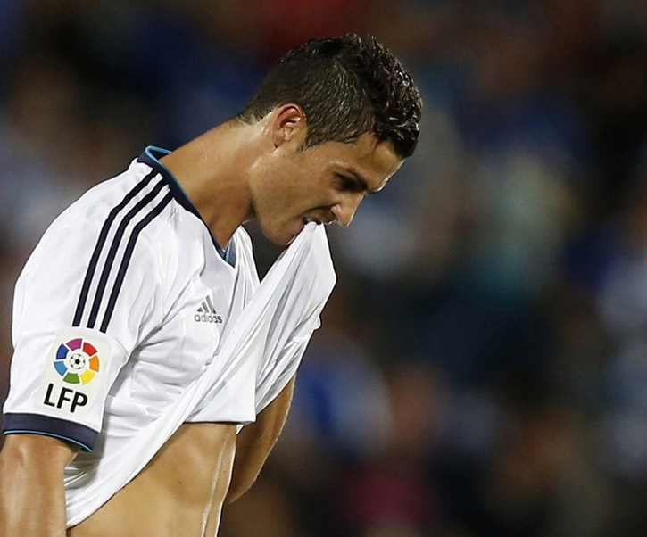Ronaldo upset in losing last night against Getafe