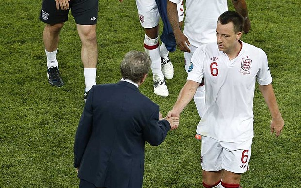 John Terry and Roy Hodgson