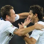 Milito and Cassano after win over Torino