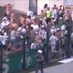 Romarinho was celebrating his goal when things turned violent