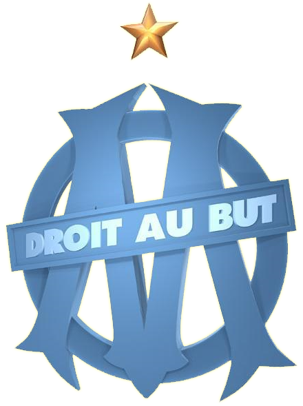 The logo of Olympique de Marseille