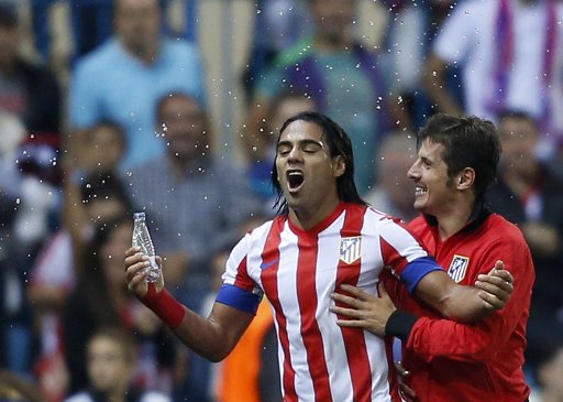 As Falcao moves up with scoring goals Atletico Madrid secure their victory against the Malaga