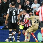 As Sunderland draws against Newcastle there was brought about a clash between the teams