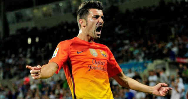David Villa shows clear sign of being back on the goal scoring sheet as Barcelona have a easy win