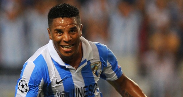 Eliseu from Malaga is a serious contender for the goal of the week with his powerful strike against Panathinaikos
