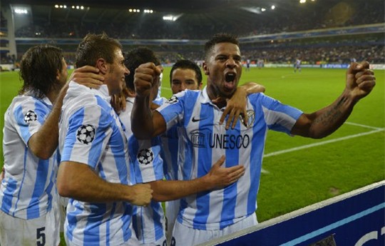 Eliseu leads the way as Malaga beats Anderlecht