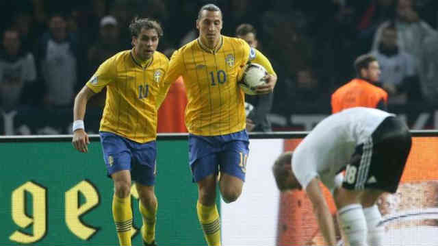 Ibrahimovic and Elmander leave Germany speechless after leading Sweden to an amazing four goals comeback. Ibrahimovic and Elmander leave Germany speechless after leading Sweden to an amazing four goals comeback.