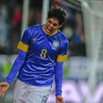 Kaka celebrates his goal against Iraq-football