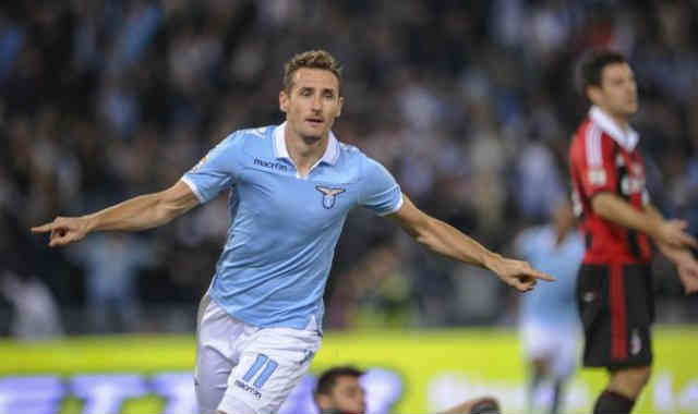 Lazio have beaten the Italian giants AC Milan on the weekend