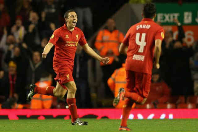 Liverpool go up as they beat the Russian team of Anzhi