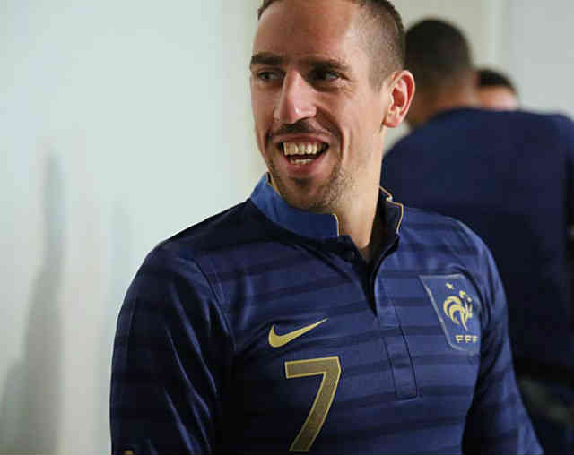 Ribéry playing well with France again