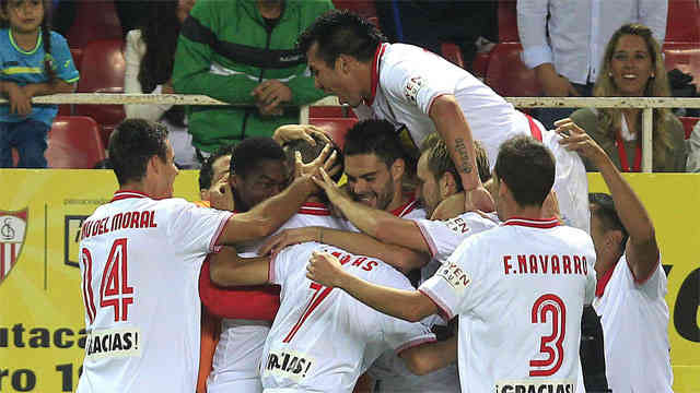 Sevilla continue to fight to go up in the La Liga