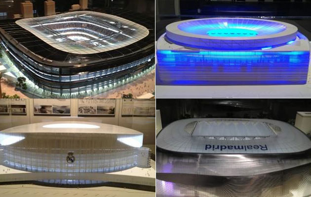 The four projects for the new stadium of Real Madrid