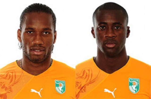 Yaya Toure and Didier Drogba are the only nominees from Africa to compete for the Ballon d'Or.