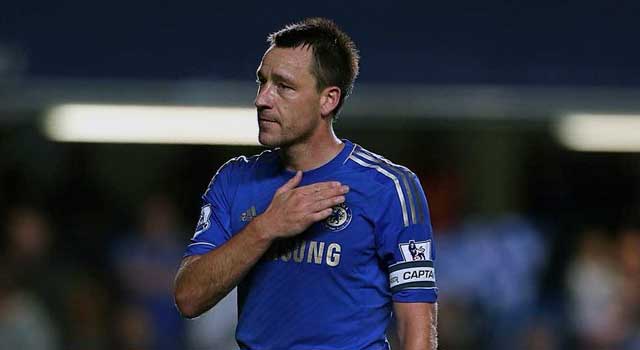 John Terry: Chelsea captain serves first game of his four-match suspension