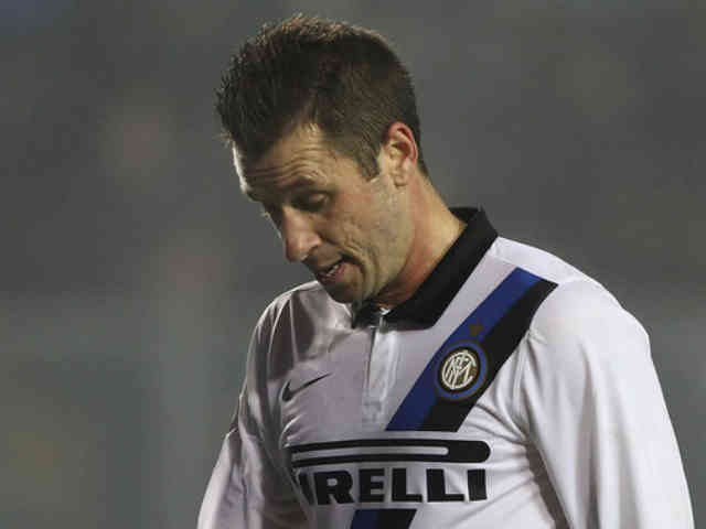 Antonio Cassano as his team loses against Atalanta