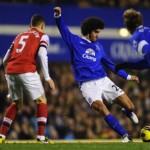 Everton 1-1 Arsenal Highlights-Arsenal come out firing but Marouane Fellaini earns point for Everton