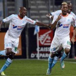 Jordan Ayew scored as Olympique Marseille beat 10-man Lille 1-0 to move level on points with Ligue 1 leaders Paris St Germain