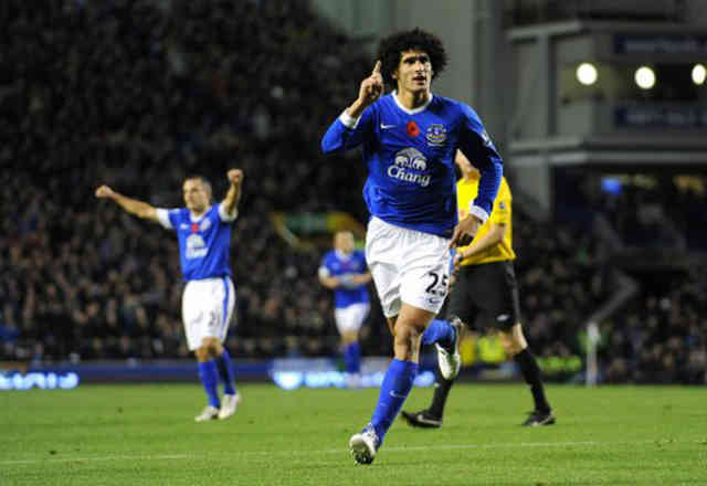 Marouane Fellaini is proving to people that he has what it takes to be a top goal scorer as Everton win against Sunderland Marouane Fellaini is proving to people that he has what it takes to be a top goal scorer as Everton win against Sunderland