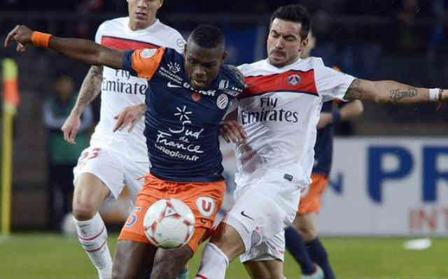 Montpellier who are the current champions of France drew with the strong team of Paris St Germain