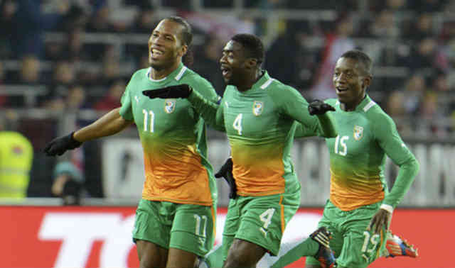 The Africans elephants beat the Austrian with a big score in their friendly