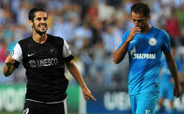 Zenit managed to come back to a draw but failed to beat Malaga to get through the next stage of the Champions League
