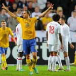 Zlatan Ibrahimovic netted all four goals as Sweden saw off an experimental England side 4-2 in Stockholm on Wednesday evening.