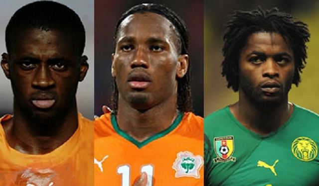 Alexandre Song , Didier Drogba and Yaya Touré Gnégnéri are the three players to run for the title of African Footballer of the year 2012