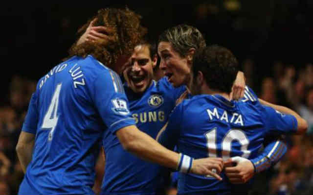 Chelsea sent a message to the Premier League leaders Manchester United with a ruthless romp against Aston Villa.