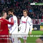 Frank Ribéry sent off for punching his opponent!