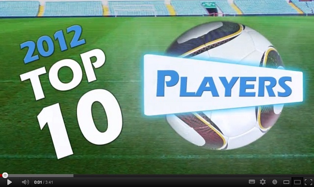 The Top 10 Footballers of 2012 