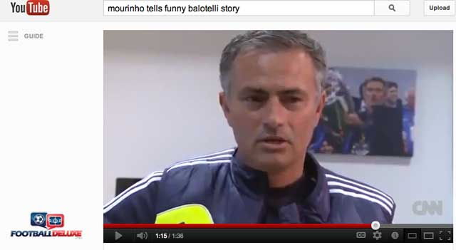 Jose Mourinho tells funny Balotelli story