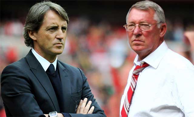 Sir Alex Ferguson vs Mancini