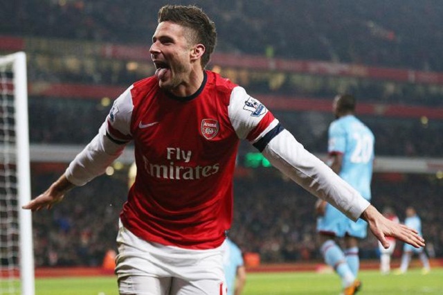  Arsenal 5 West Ham 1: Giroud at the double as Wenger's side put Hammers to the sword ...