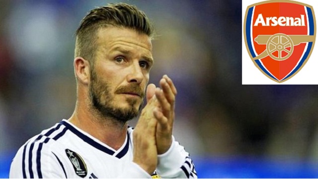 David Beckham to train with Arsenal.