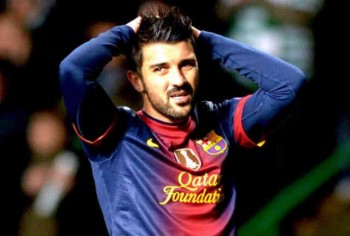David Villa has showed his frustration and the Spanish player now wants to leave Barcelona for a club where he can play