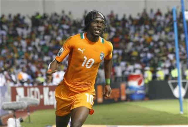 Gervinho gets the finishing goal with Ivory Coast and bringing victory in the last two minutes