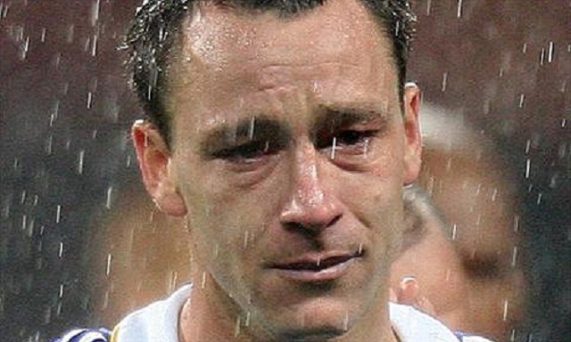 John Terry. Chelsea captain John Terry was inconsolable after his crucial penalty that he missed in the Champion's league final. Why do best players miss penalties.