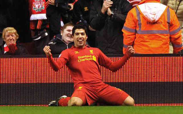 Luis Suarez has been looked upon as one of the top goal scorers and is continuing to lift Liverpool up with him