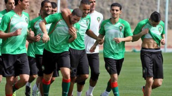 Morocco train hard for the African Cup of Nations as it is near