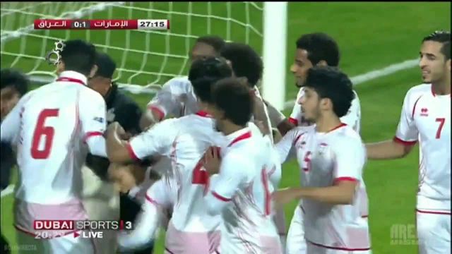 Omar Abdulrahman Wondergoal- Golf Cup final UAE 2 - 1 Iraq