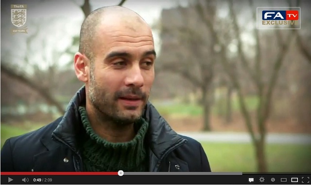 Pep Guardiola says he wants to coach in England in the future