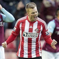 Sebastian Larsson celebrate his goal against West Ham. The London team got distressed with the result