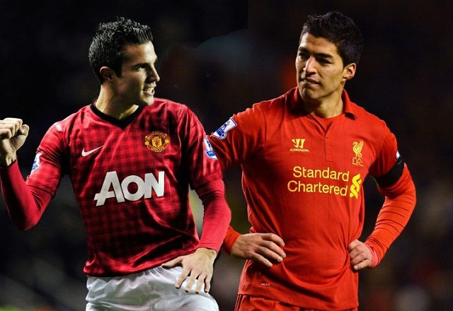 Two amazing strikers, Robin Van Persie and Luis Suarez. Who will prevail in Sunday's clash between Manchester United and Liverpool at Old Trafford this Sunday 13th January?