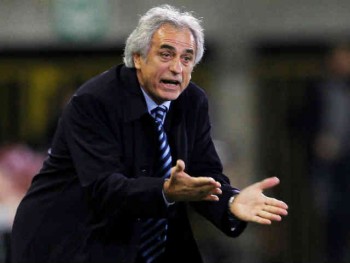 Vahid Halilhodzic showing clear frustration yesterday with Algeria as they had so much chances to score goals