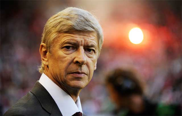Arsene Wenger looks on as his Arsenal team are indifferent