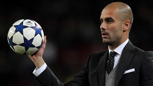 Pep Guardiola getting ready for a new challenge